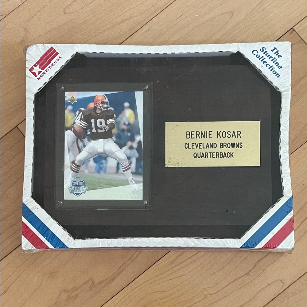Bernie Kosar Cleveland Browns Plaque The Starline Collection Quarterback